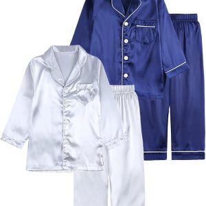 Boys' silk pajama sets