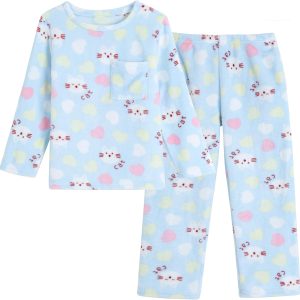 Older children's winter flannel pajama sets